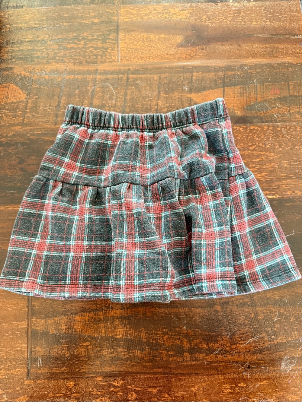 👚CLOSET CLEAN OUT SALE👖 Toddler Plaid Tiered Mini Skirt 4T